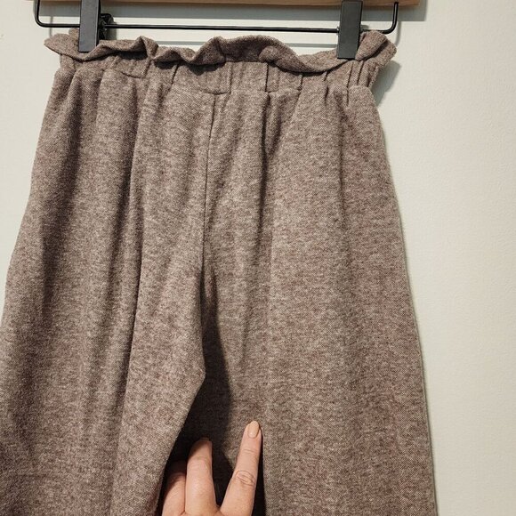 Janie and Jack sz 7 Bow Wide Leg Pants Cotton Jacquard - Picture 6 of 12